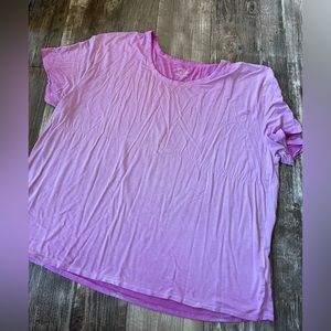 Ombré scooped neck T-shirt